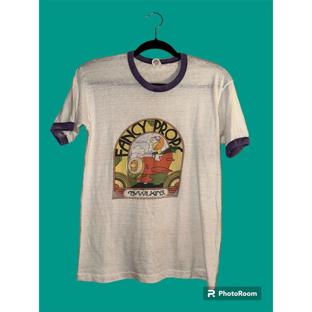 Vintage 70’s Hanes Short Sleeve T Shirt Mens Medium Cotton Blend RARE